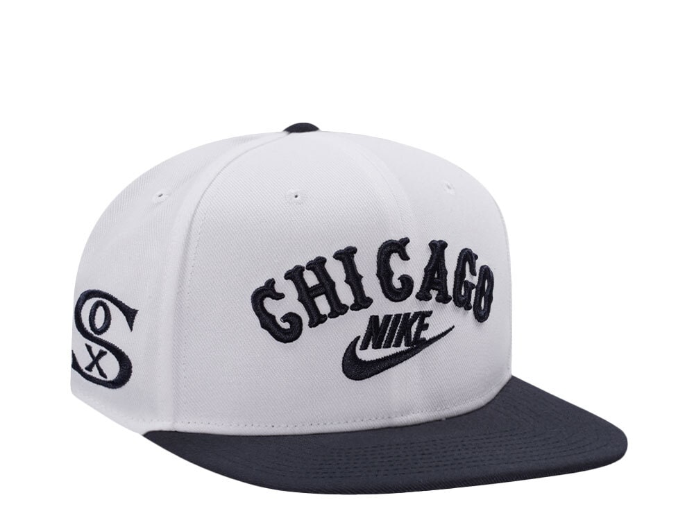 Nike Chicago White Sox 1976-85 Cooperstwon Dri-Fit White Edition Snapback Gorra