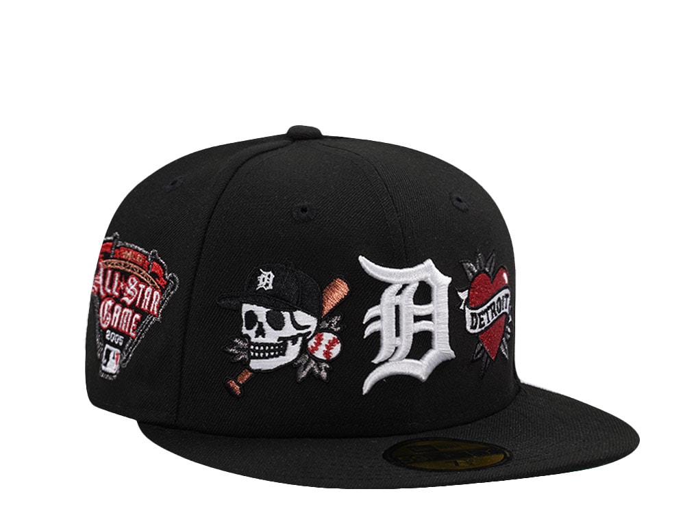 New Era Detroit Tigers All Star Game 2005 Tattoo Black Prime Edition 59Fifty Fitted Gorra