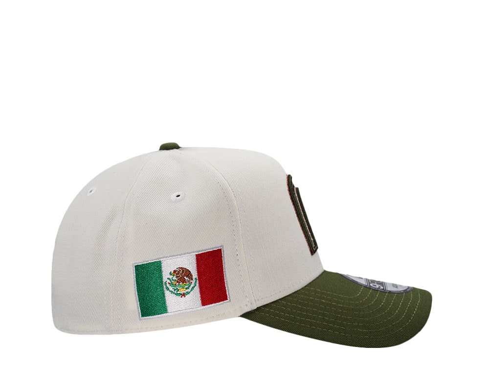 New Era Mexico World Baseball Classic Mexico Chrome Two Tone Edition 9Forty A Frame Snapback Gorra