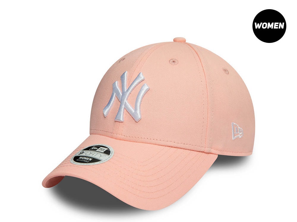 New Era New York Yankees League Essential Light Pink Womens 9Forty Strapback Gorra