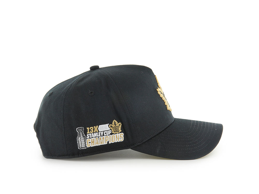 47Brand Toronto Maple Leafs Vintage Stanley Black Sure Shot Edition MVP Snapback Gorra