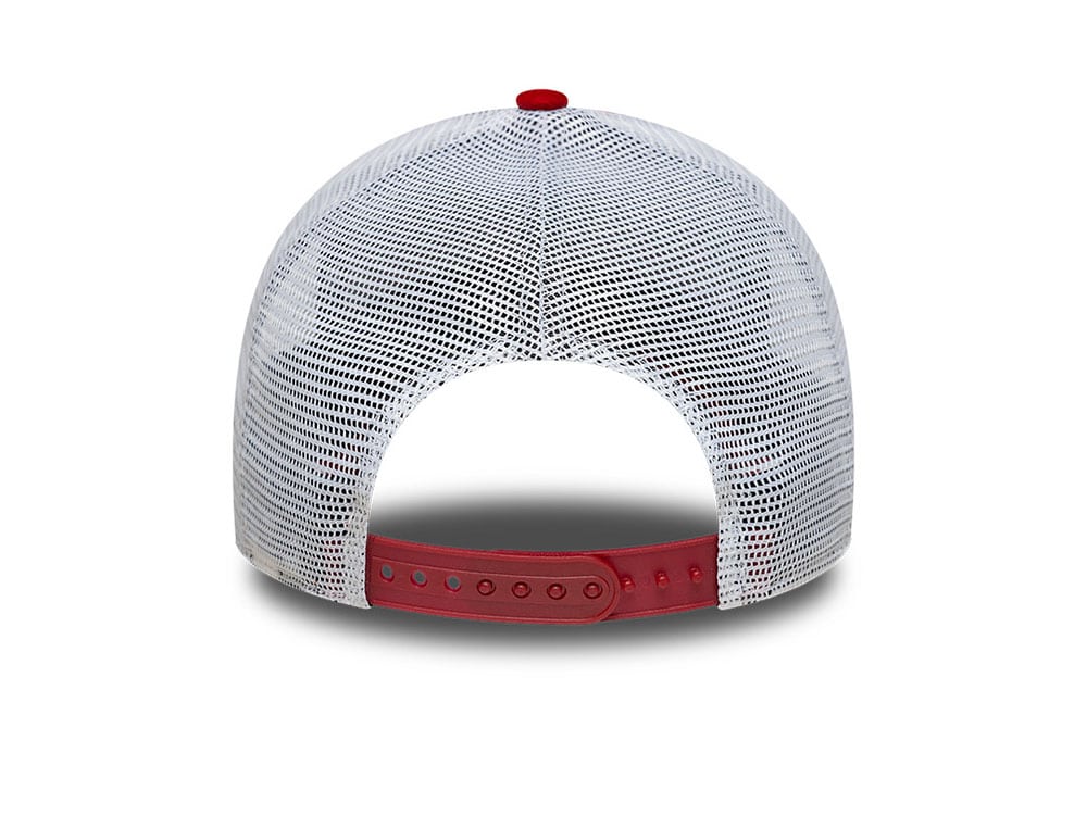 New Era Asroma Faux Suede Maroon Edition 9Forty A Frame Trucker Snapback Gorra