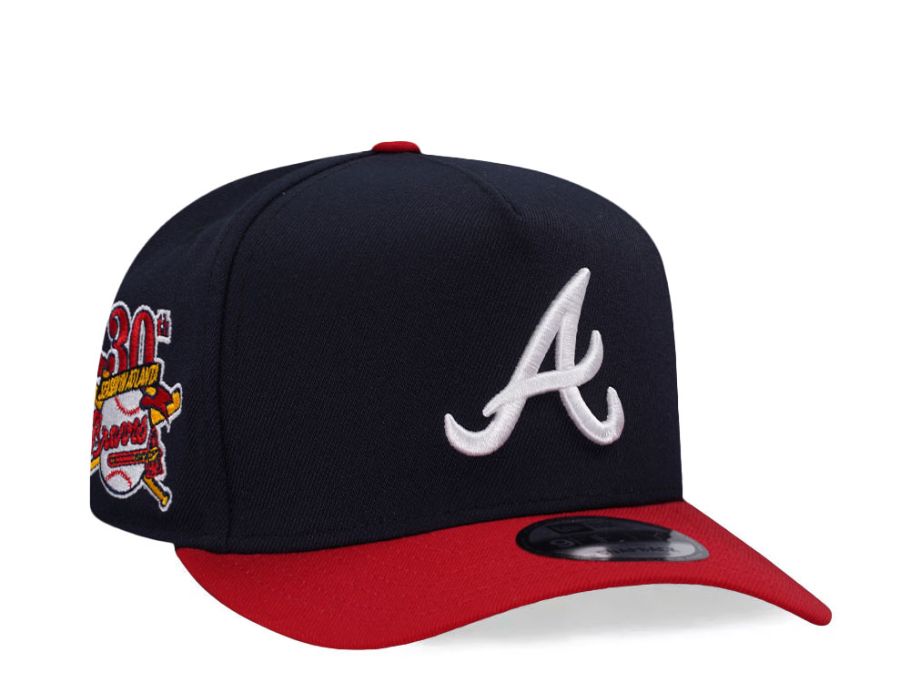 New Era Atlanta Braves 30th Anniversary Two Tone Edition 9Fifty A Frame Snapback Gorra