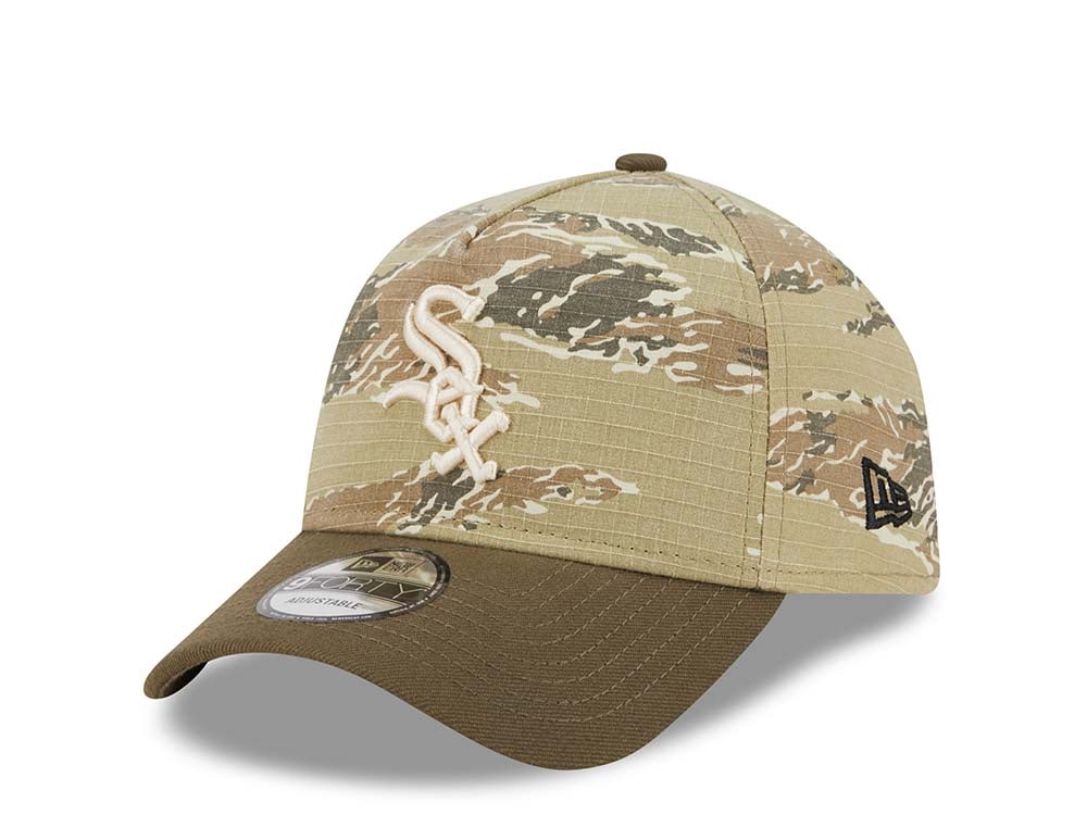 New Era Chicago White Sox Tiger Camo Two Tone 9Forty A Frame Snapback Gorra