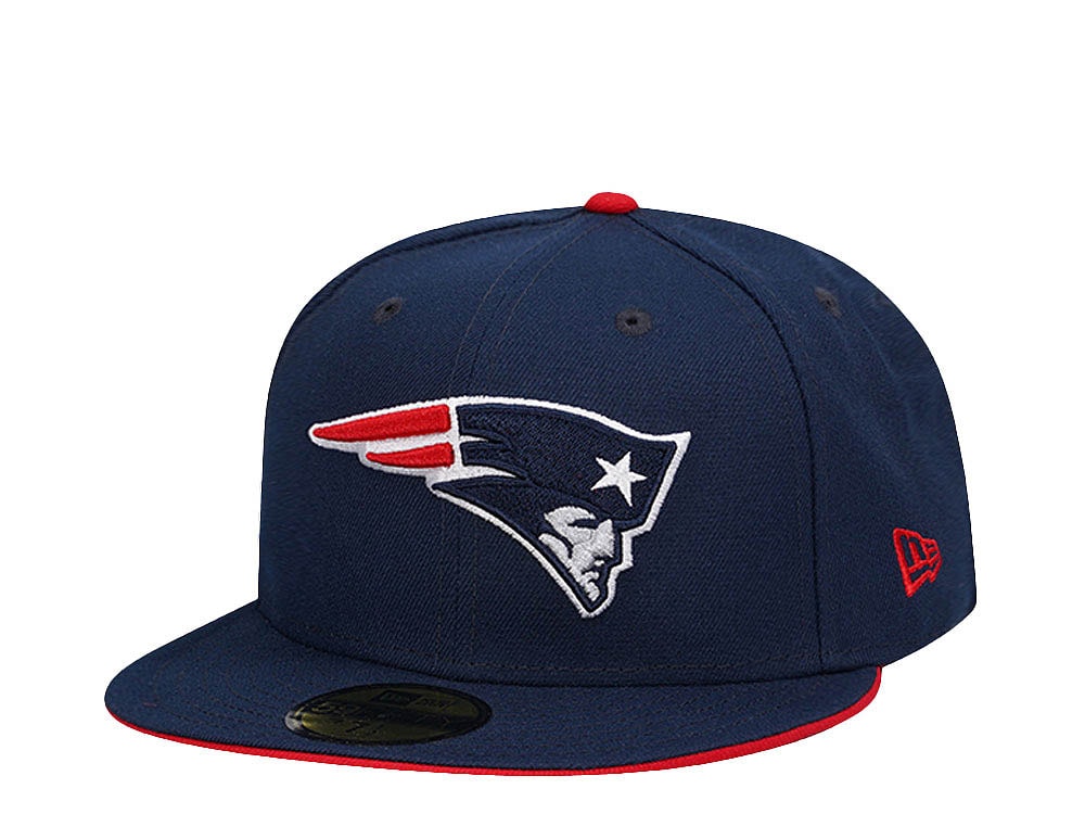 New Era New England Patriots Blue and Red Edition 59Fifty Fitted Gorra