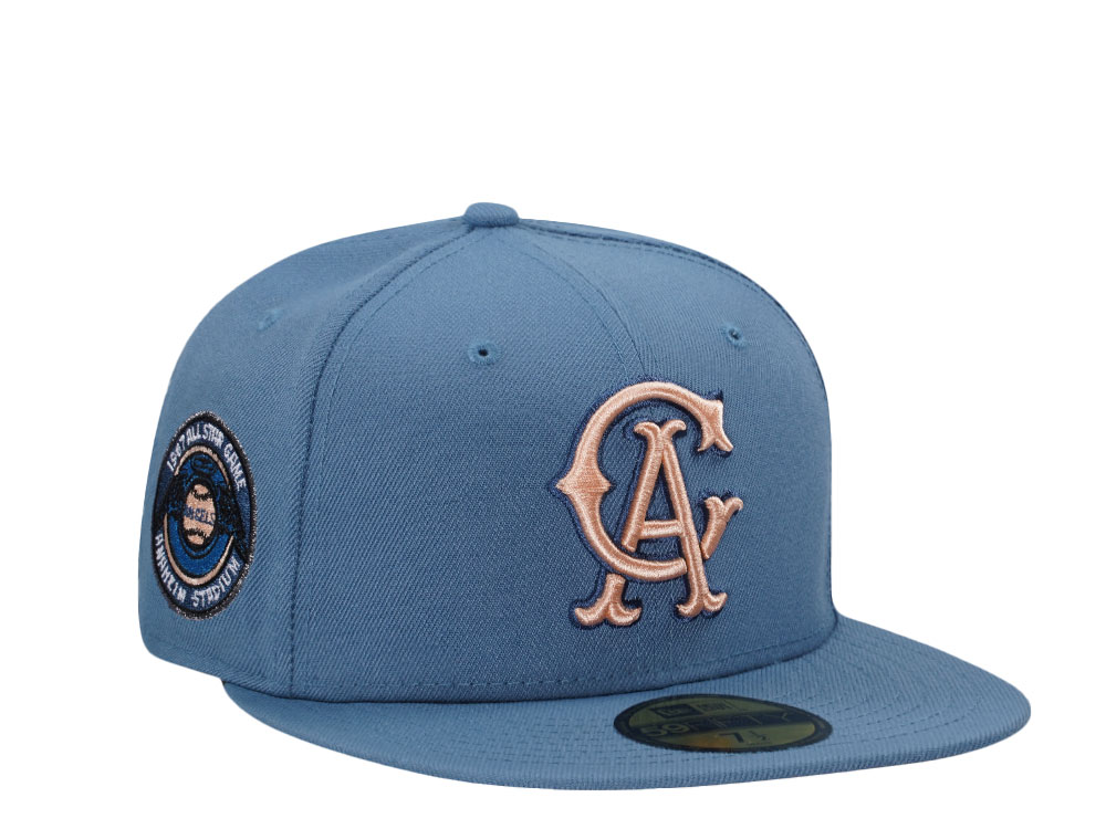 New Era California Angels All Star Game 1967 Indigo Peach Edition 59Fifty Fitted Gorra