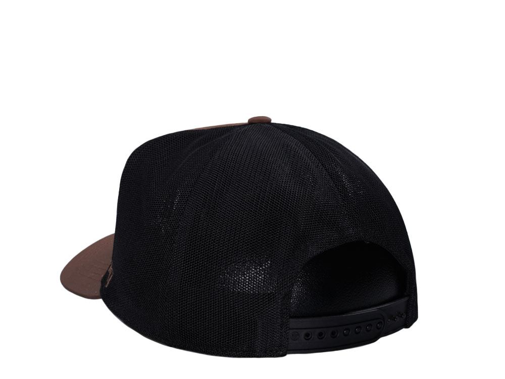 47Brand Los Angeles Dodgers Brown Outskirts Trucker Snapback Gorra