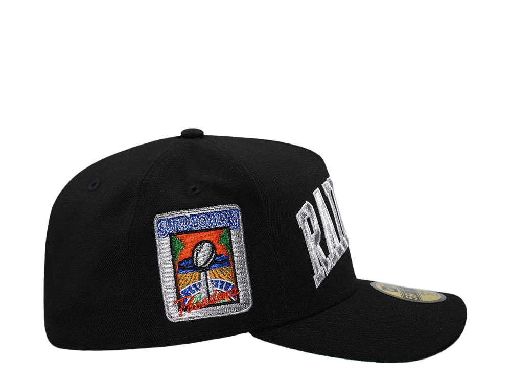 New Era Las Vegas Raiders Black Prime Edition 59Fifty A Frame Curved Fitted Gorra
