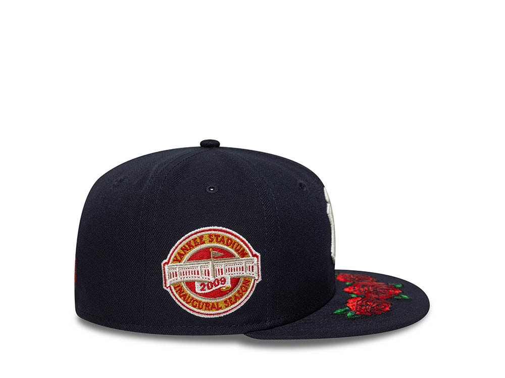 New Era New York Yankees Inaugural Season 2009 Floral Navy Prime Edition 59Fifty Fitted Gorra