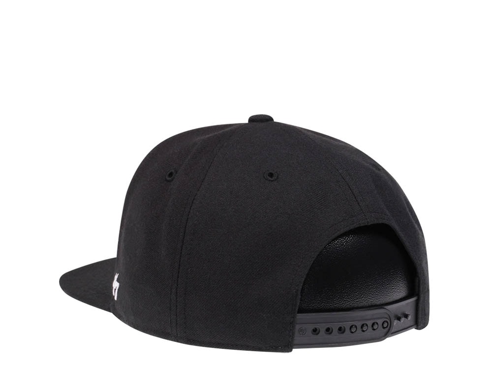 47Brand Chicago Blackhawks No Shot Black Captain Snapback Gorra