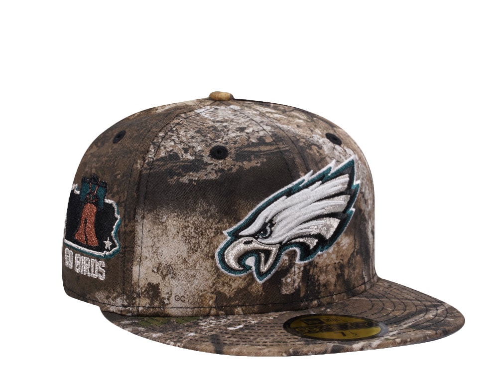 New Era Philadelphia Eagles 60th Anniversary Realtree APX Prime Edition 59Fifty Fitted Gorra