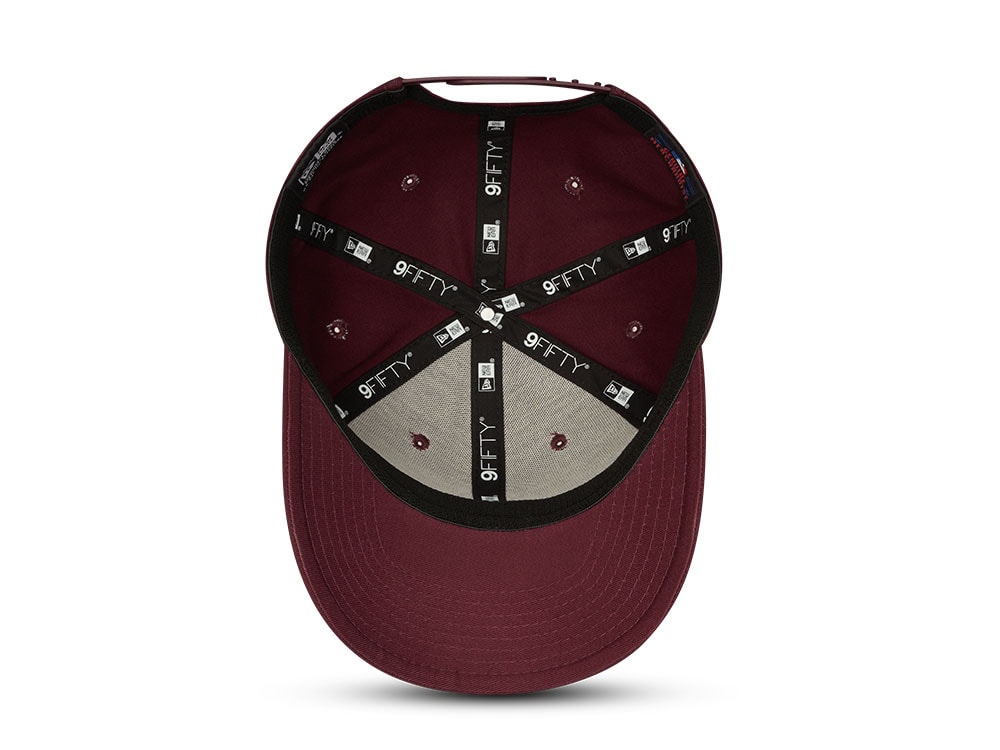 New Era New York Yankees All Maroon 9Forty Snapback Gorra