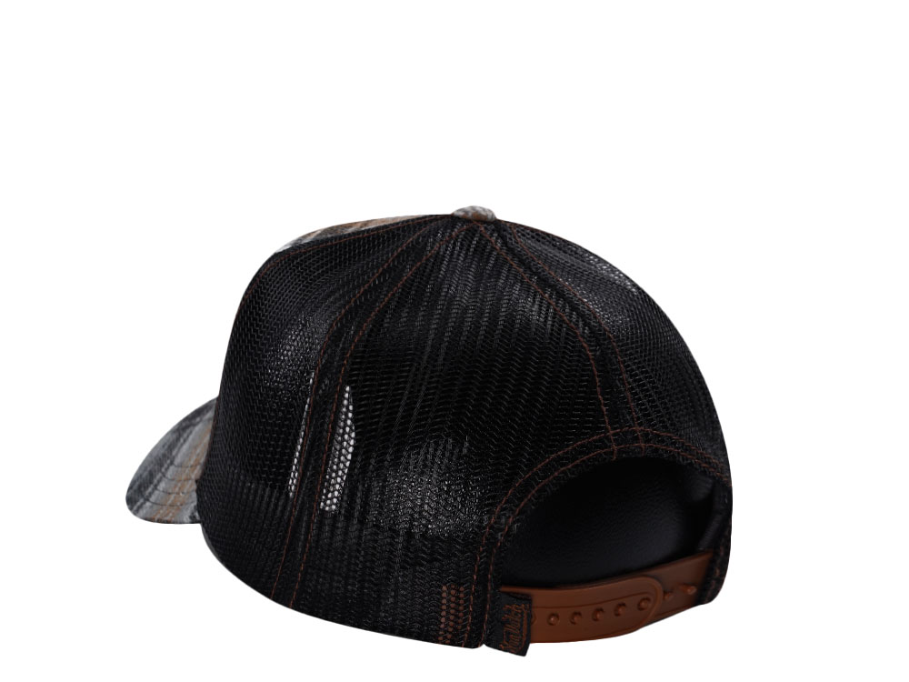 Von Dutch Flannel Patch Trucker Snapback Gorra