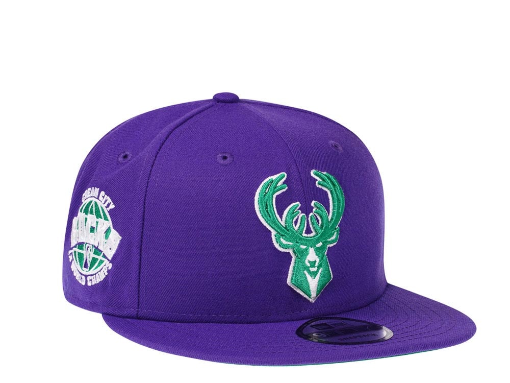 New Era Milwaukee Bucks Color Flip Throwback Edition 9Fifty Snapback Gorra