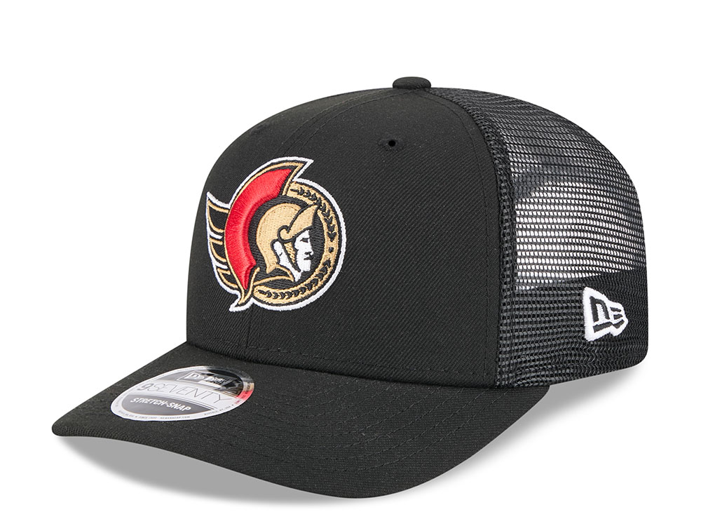 New Era Ottawa Senators Black Edition 9Seventy Trucker Snapback Gorra