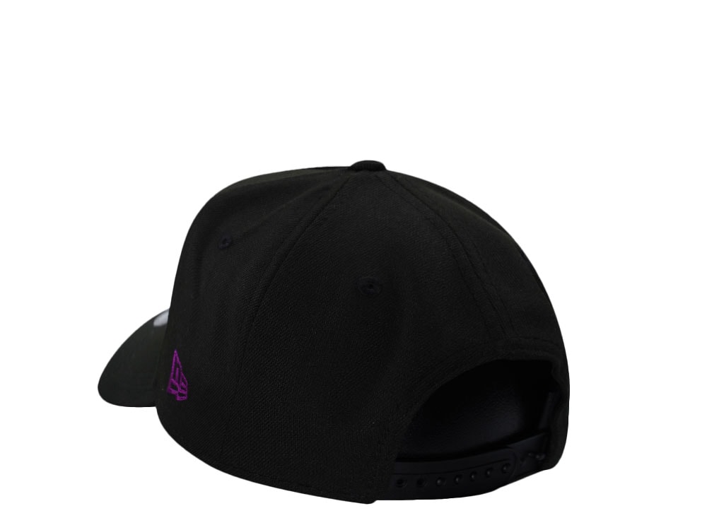 New Era Texas Rangers Final Season Magenta Black Prime Edition 9Forty A Frame Snapback Gorra