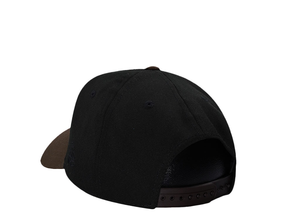 New Era Cleveland Browns 60th Anniversary Black Two Tone Edition 9Forty A Frame Snapback Gorra