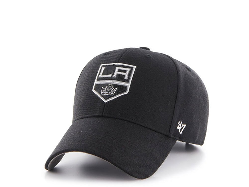 47Brand Los Angeles Kings Black Classic Strapback Gorra