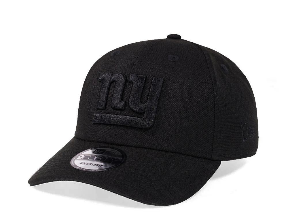 New Era New York Giants All Black 9Forty Snapback Gorra