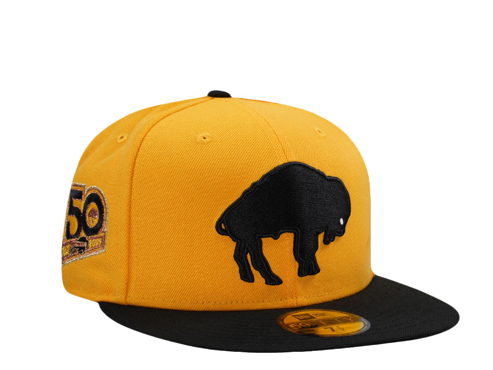 New Era Buffalo Bills 50th Anniversary Yellow Two Tone Edition 59Fifty Fitted Gorra