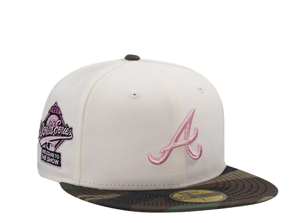 New Era Atlanta Braves World Series 1995 Chrome Two Tone Edition 59Fifty Fitted Gorra