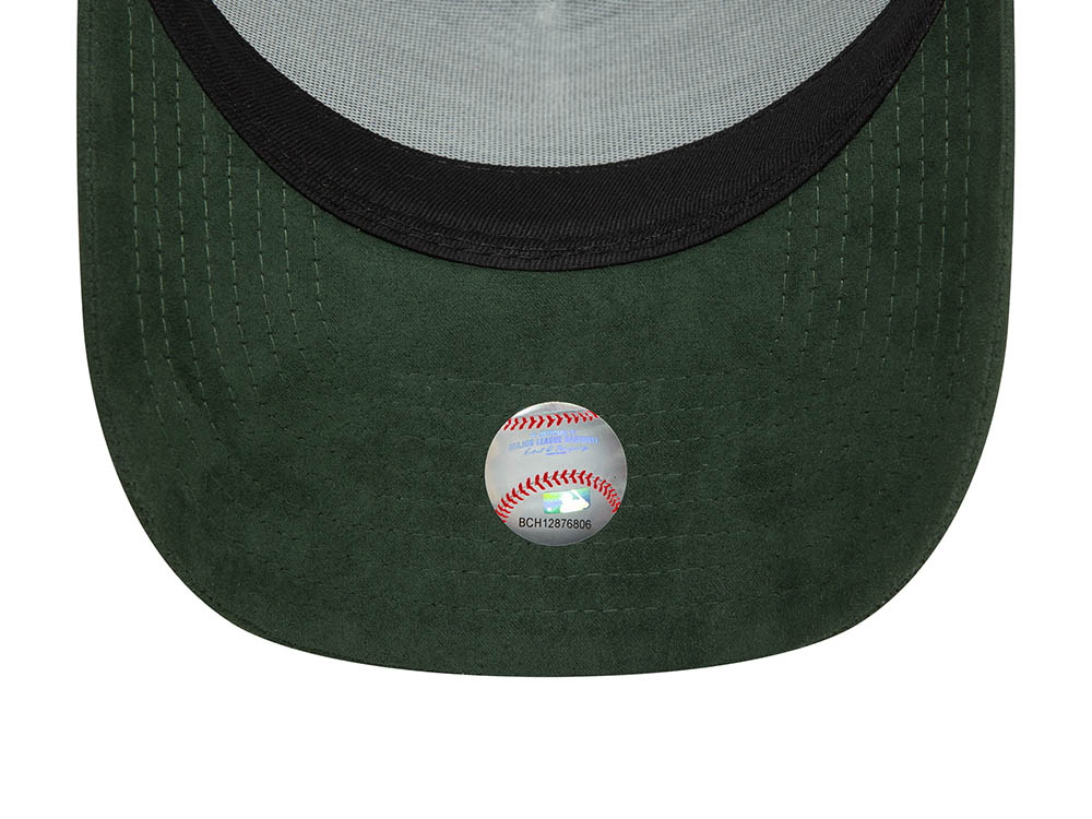 New Era Los Angeles Dodgers Faux Suede Edition Green 9Forty A Frame Snapback Gorra