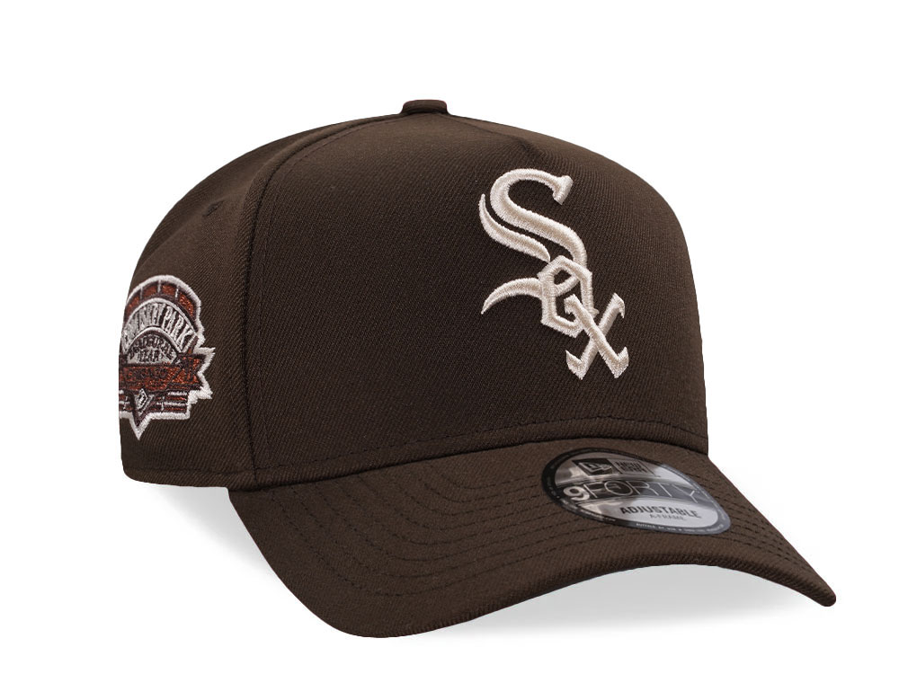 New Era Chicago White Sox Comiskey Park Walnut Copper Prime Edition 9Forty A Frame Snapback Gorra
