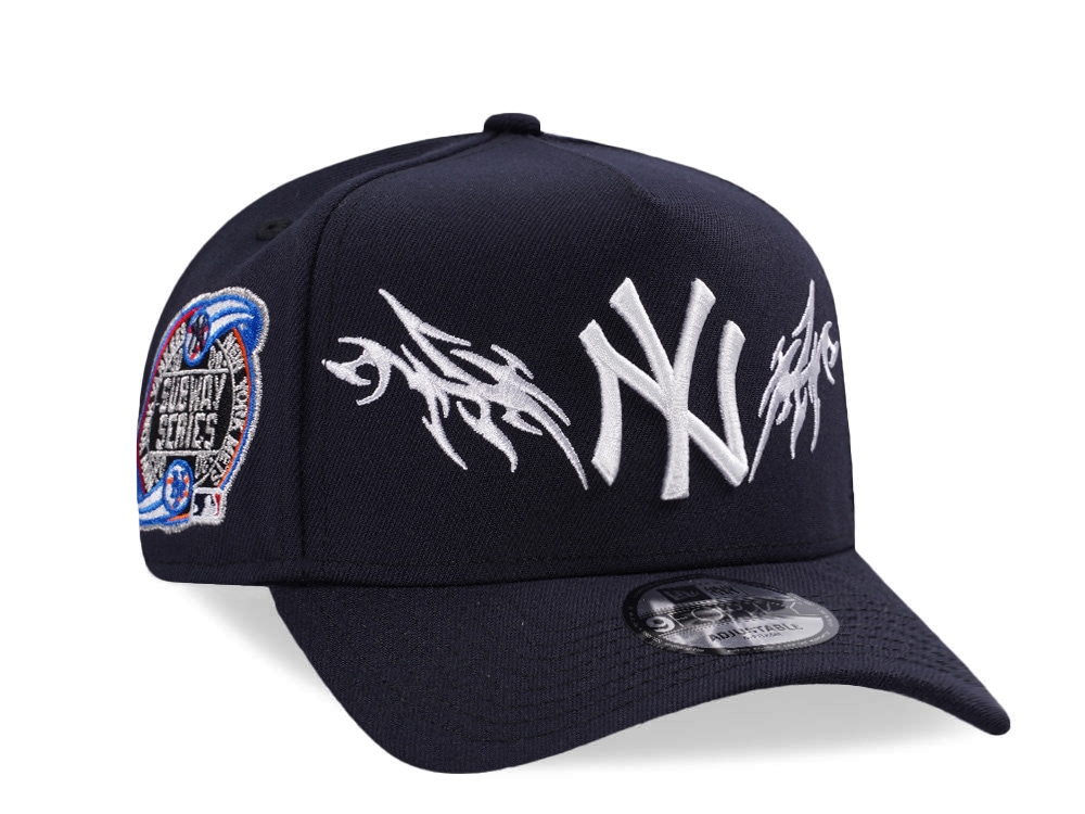 New Era New York Yankees Subway Series Tribal Navy Prime Edition 9Forty A Frame Snapback Gorra