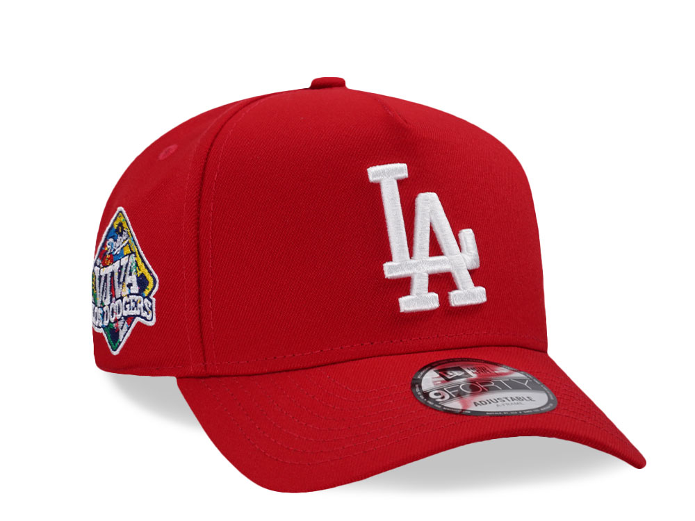 New Era Los Angeles Dodgers Red Viva Edition 9Forty A Frame Snapback Gorra