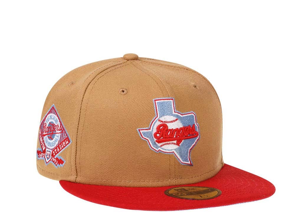 New Era Texas Rangers Arlington Stadium Two Tone Edition 59Fifty Fitted Gorra