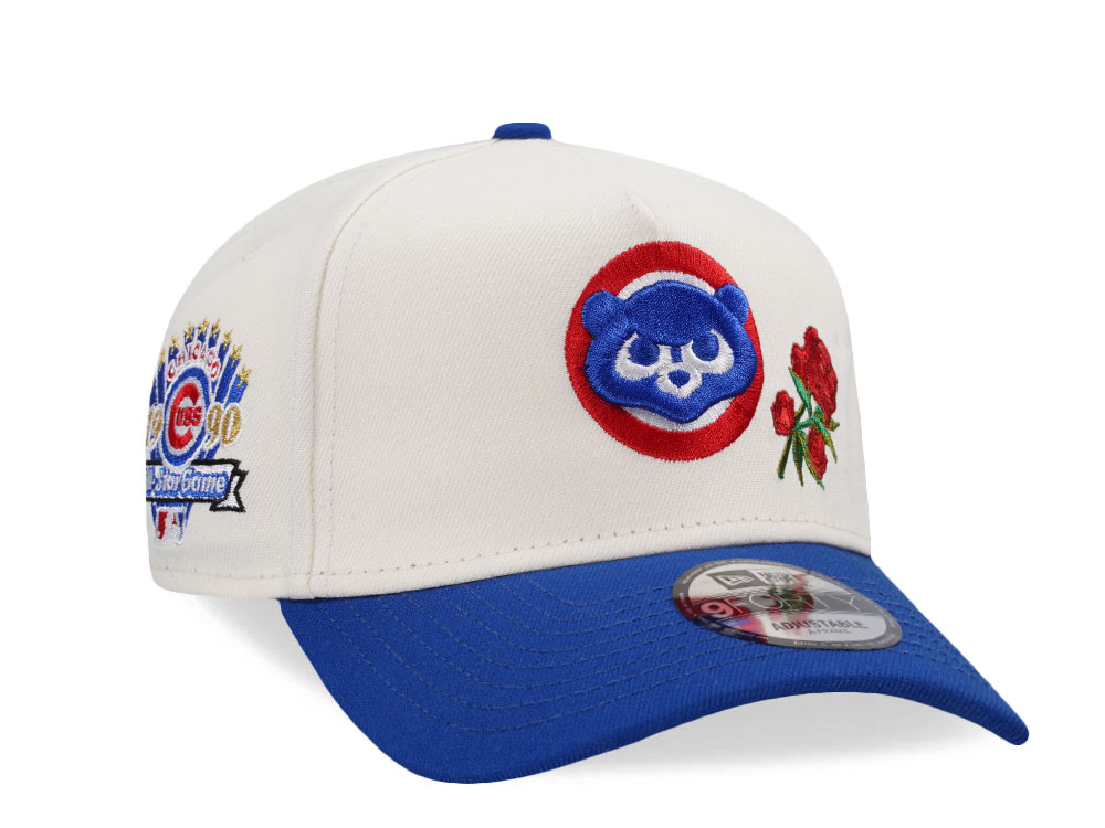 New Era Chicago Cubs All Star Game 1990 Chrome Two Tone Edition 9Forty A Frame Snapback Gorra