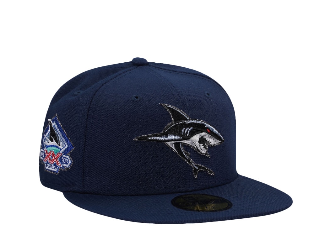 New Era San Jose Sharks 20th Anniversary Metallic Prime Edition 59Fifty Fitted Gorra
