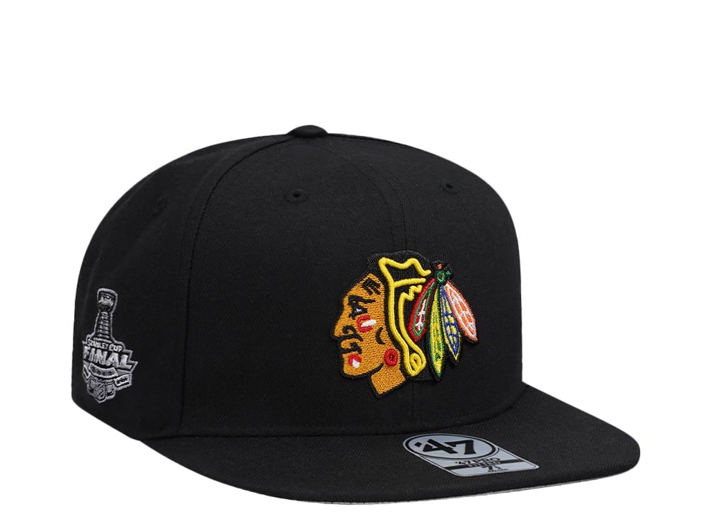 47Brand Chicago Blackhawks Stanley Cup 2013 Vintage Black 47Pro Fitted Gorra