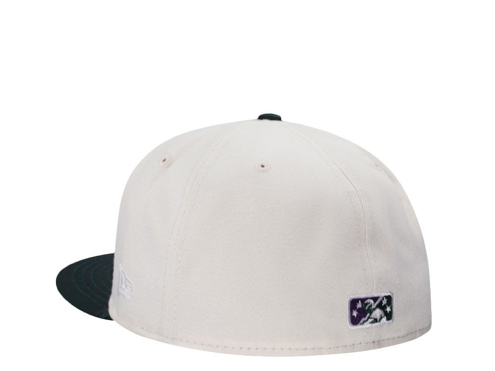 New Era New Orleans Zephyrs  Chrome Satin Brim Two Tone Edition 59Fifty Fitted Gorra