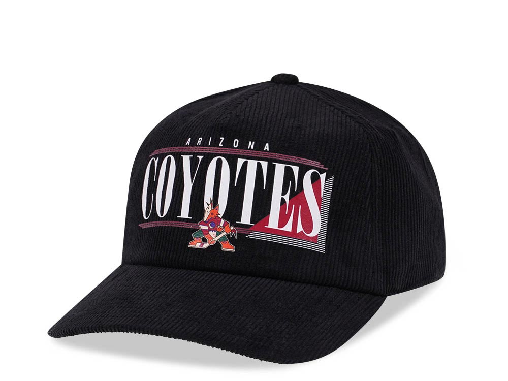 American Needle Arizona Coyotes Black Cord Snapback Gorra