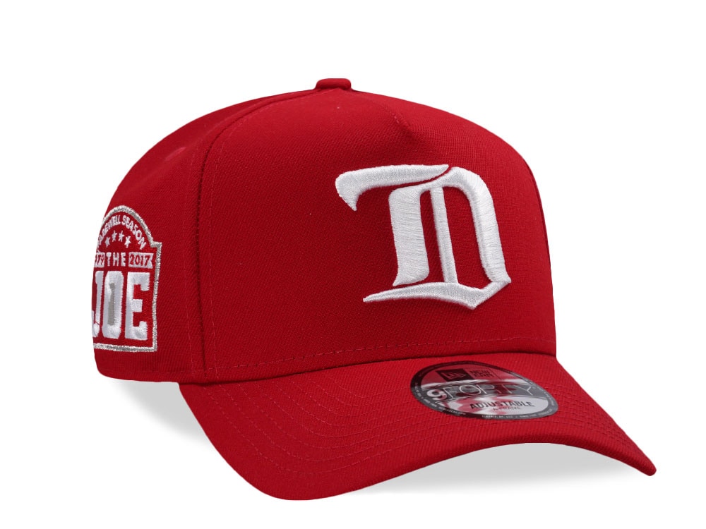 New Era Detroit Red Wings Farewell Season Scarlet Prime Edition 9Forty A Frame Snapback Gorra