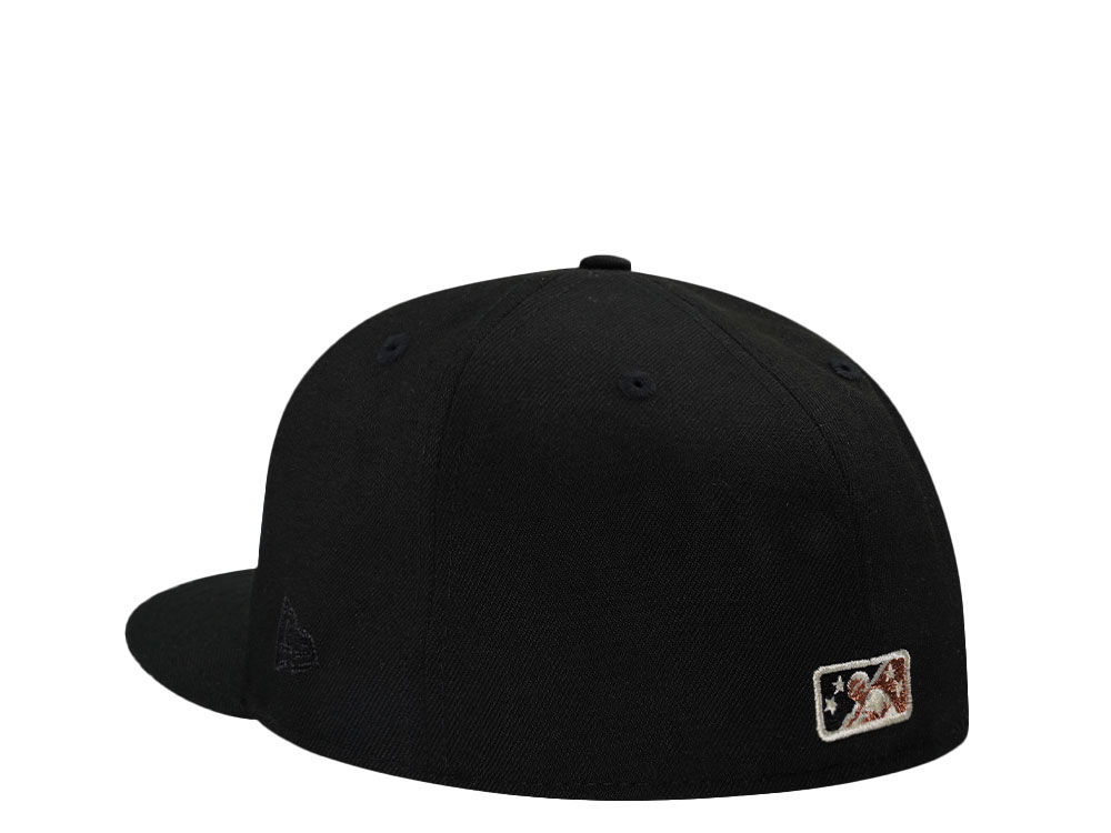 New Era Boise Hawks Black Throwback Edition 59Fifty Fitted Gorra