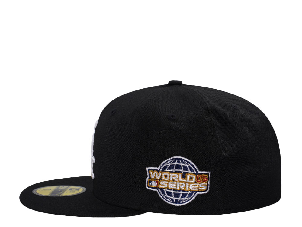 New Era Chicago White Sox World Series 2005 Wool Black Prime Edition 59Fifty Fitted Gorra