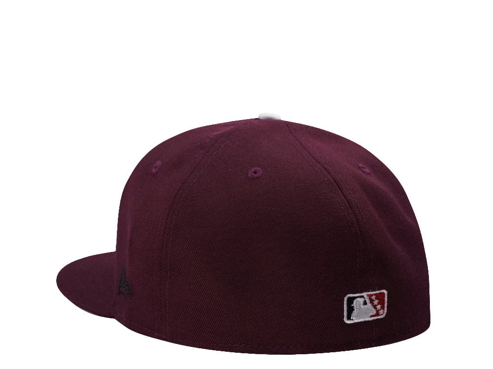 New Era Rochester Red Wings Reaper Glow in the Dark Maroon Prime Horror Edition 59Fifty Fitted Gorra