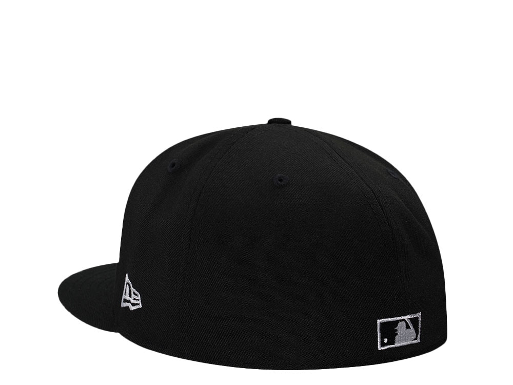 New Era Washington Nationals Battle of the Beltway Black and White Prime Edition 59Fifty Fitted Gorra