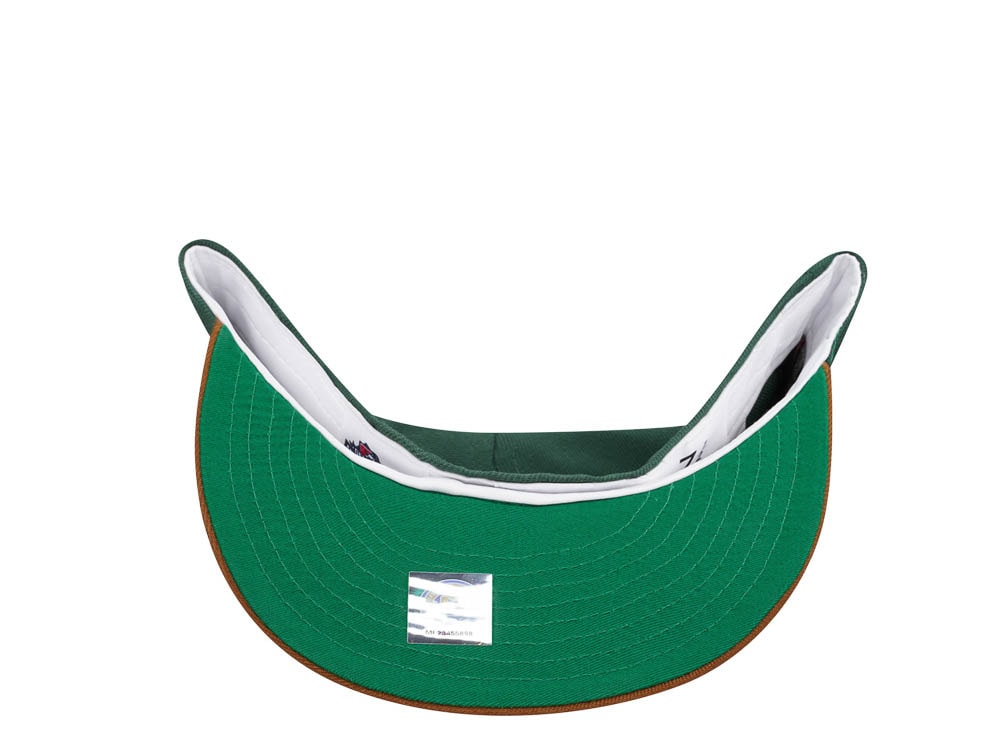 New Era Buffalo Bisons Green Copper Metallic Elite Two Tone Edition 59Fifty Fitted Gorra