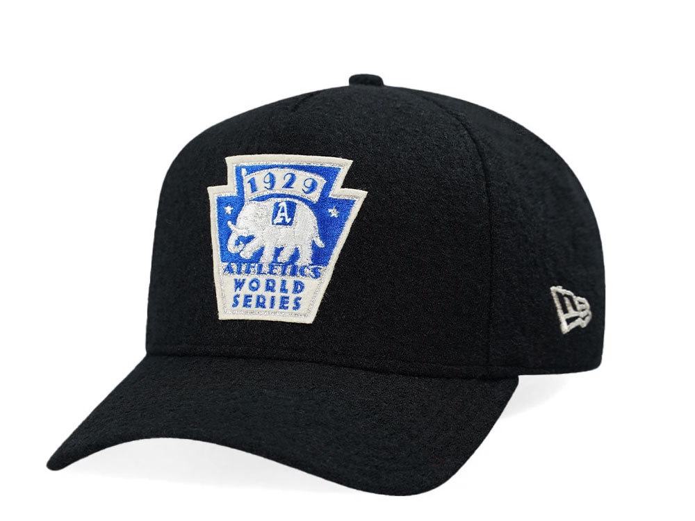 New Era Oakland Athletics World Series 1929 Black Edition 9Forty A Frame Snapback Gorra