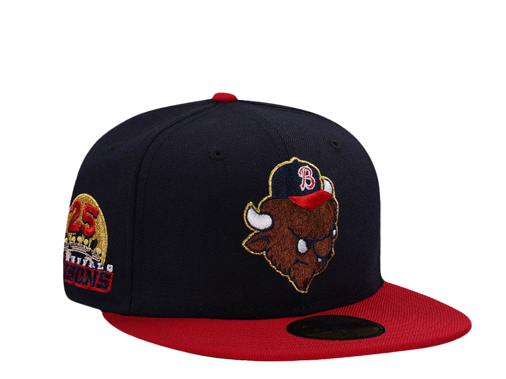 New Era Buffalo Bisons 25th Anniversary Two Tone Wool Prime Edition 59Fifty Fitted Gorra