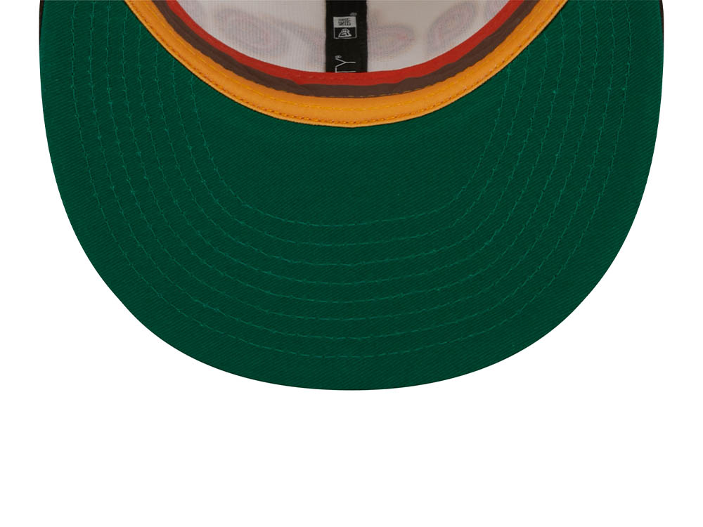 New Era San Diego Padres White Retro Script 50th Anniversary Throwback Edition 59Fifty Fitted Gorra