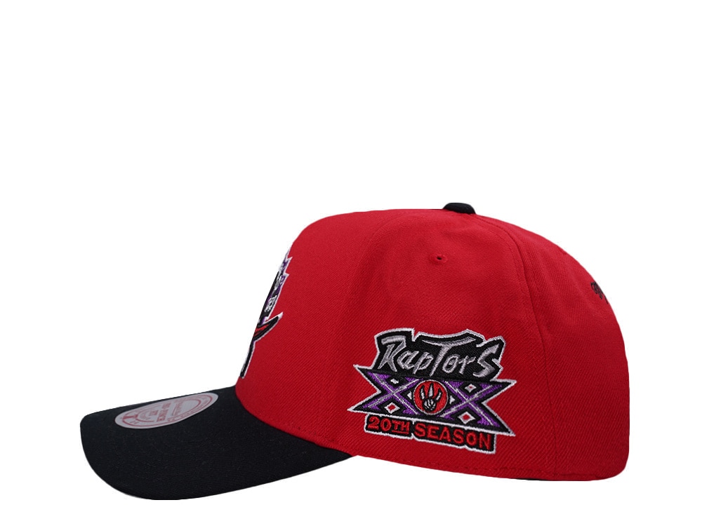 Mitchell & Ness Toronto Raptors NBA In The City Red Edition Pro Pinch Fit Snapback Gorra