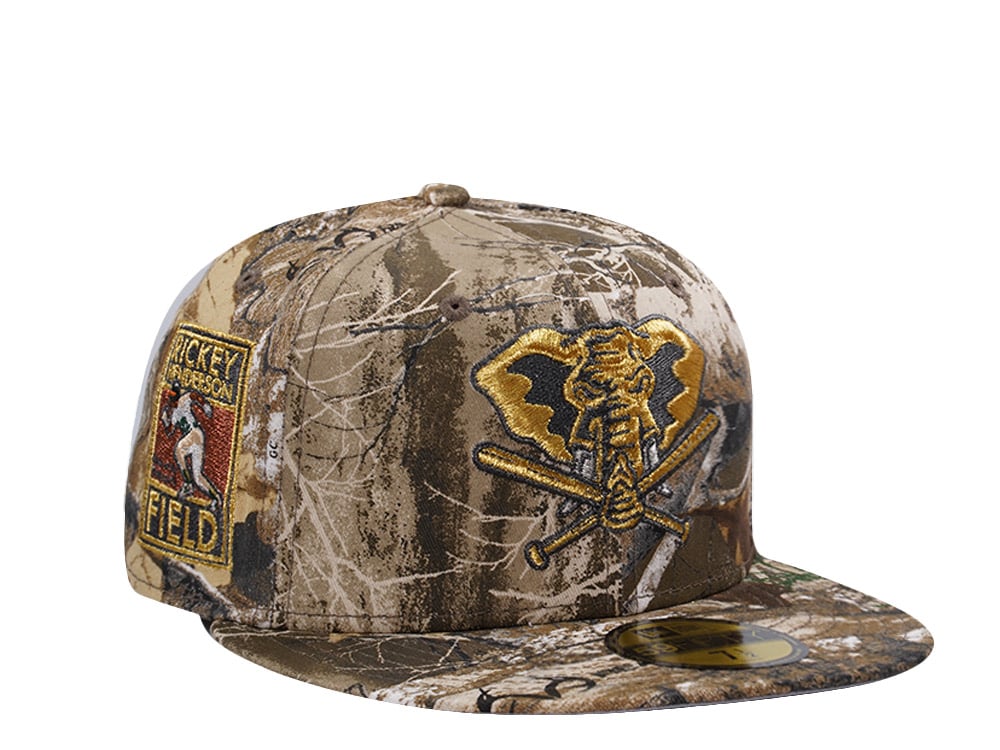 New Era Oakland Athletics Rickey Henderson Realtree Prime Edition 59Fifty Fitted Gorra