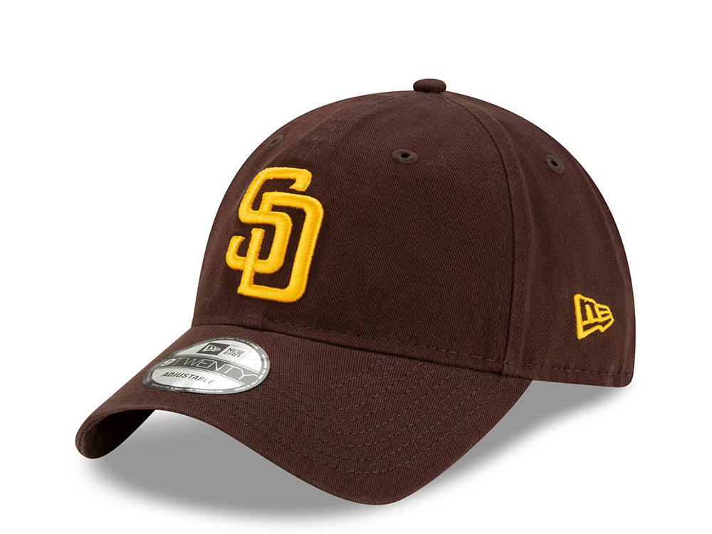 New Era San Diego Padres Core Classic Brown 9Twenty Strapback Gorra