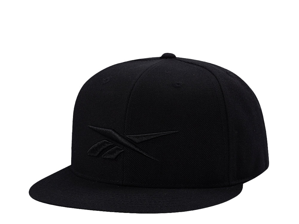 Reebok Logo Black Strapback Gorra