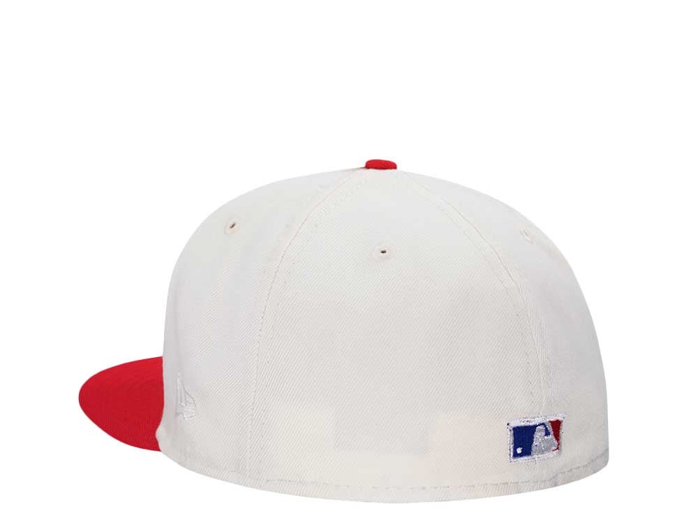 New Era Texas Rangers Arlington Stadium Chrome Throwback Two Tone Edition 59Fifty Fitted Gorra