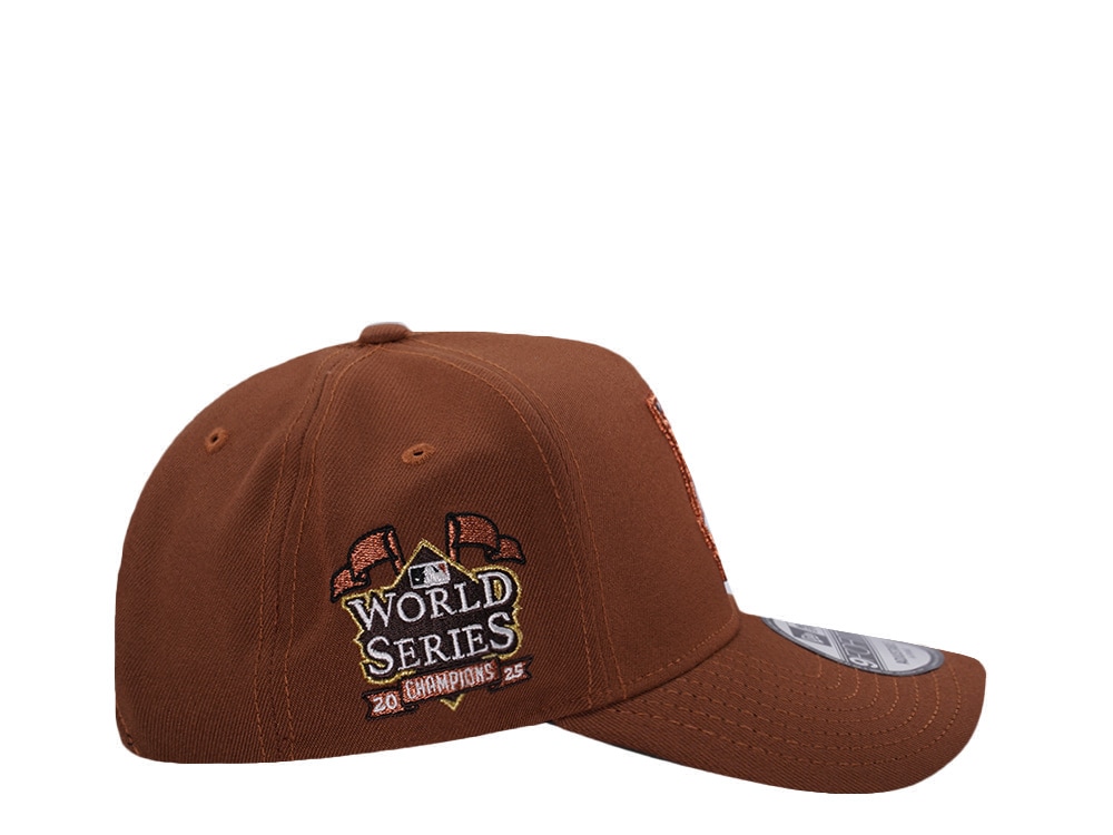 New Era Los Angeles Dodgers World Series Champions 2025 Tiramisu Prime Edition 9Forty A Frame Snapback Gorra